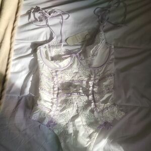 NWT For Love And Lemons Lace Bodysuit